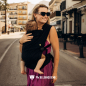 Preview: Bowie Baby Carrier Black Minimal